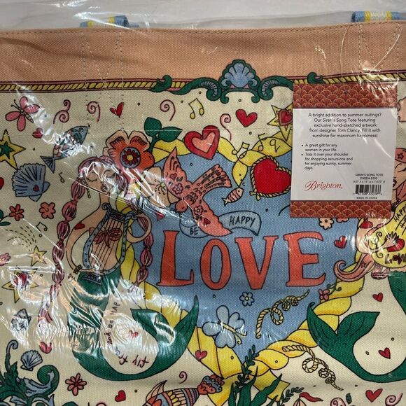 Brighton Siren’s Song Mermaid Tote NWT - Picture 10 of 10